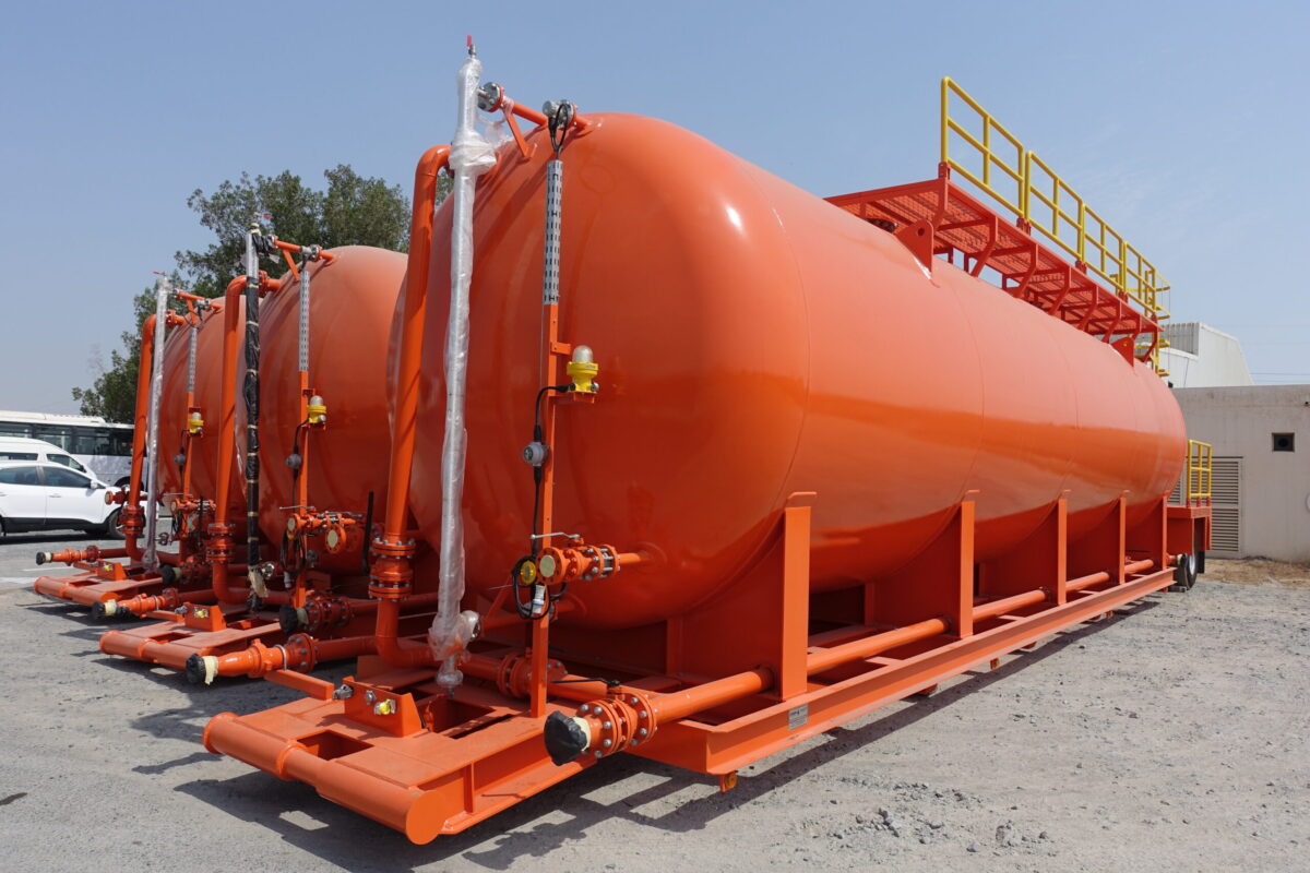 500 BBL wheel Mounted Storage Tank | Pressure vessel manufacturer